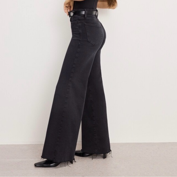 Good American Women's Palazzo Jean - Picture 6 of 7